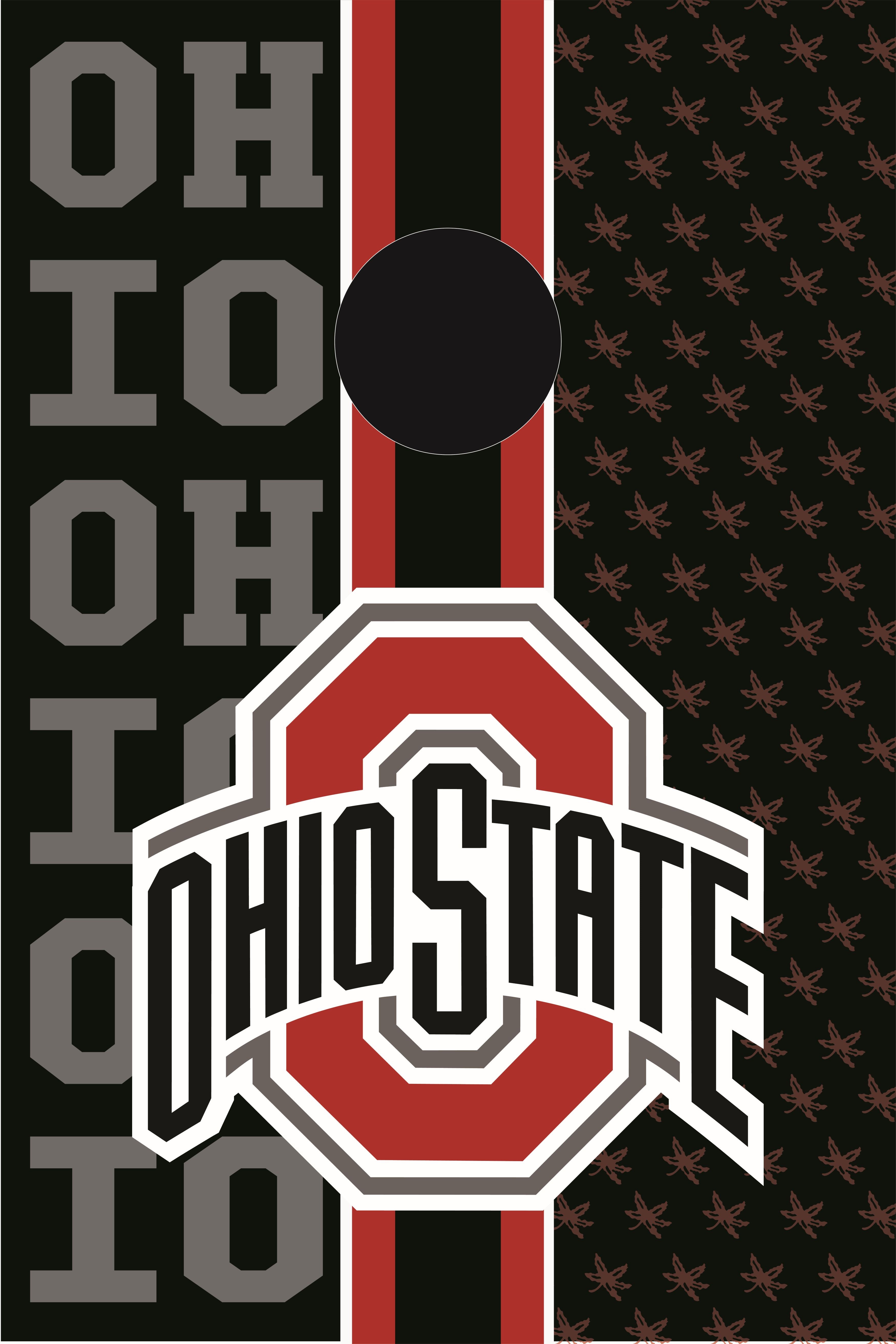 Cornhole Boards - Ohio State - Light For the Player Moseye Pong