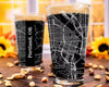 City Map Pint Glass - Top 50 US Cities
