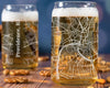 City Map Beer Can Glass - Top 50 US Cities For the Bar Hometown Gifts Providence RI
