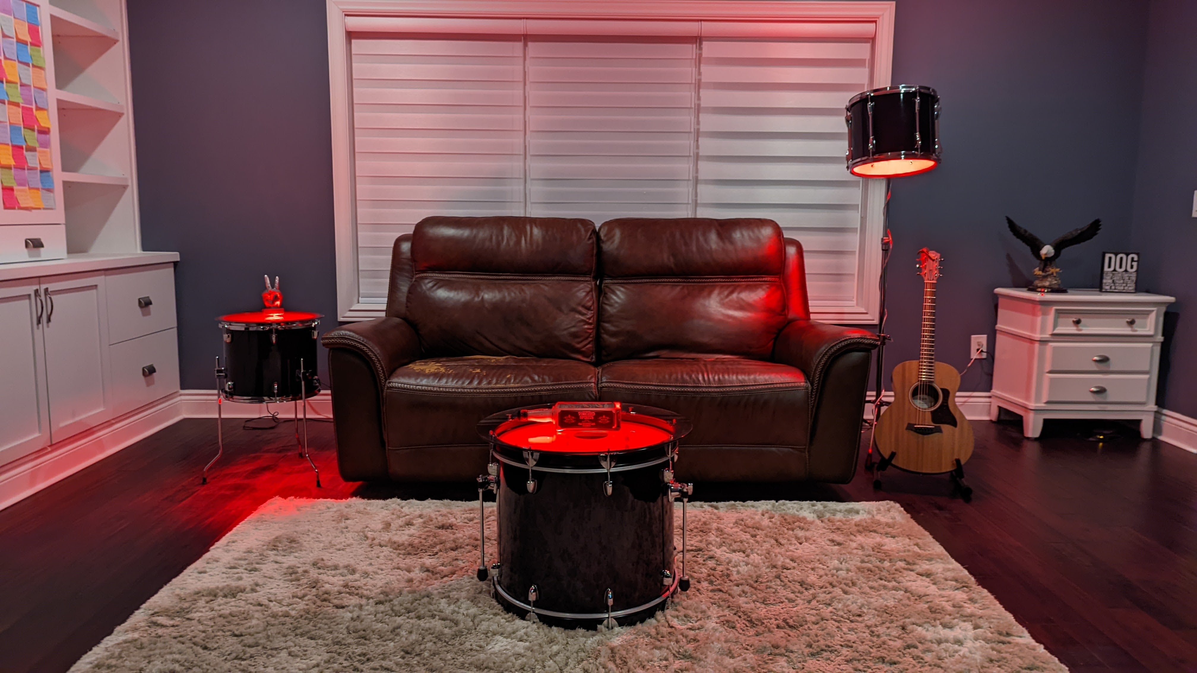 Bass Drum Coffee Table For the Music Lover Art of Rock and Roll