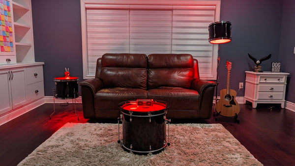 Bass Drum Coffee Table For the Music Lover Art of Rock and Roll