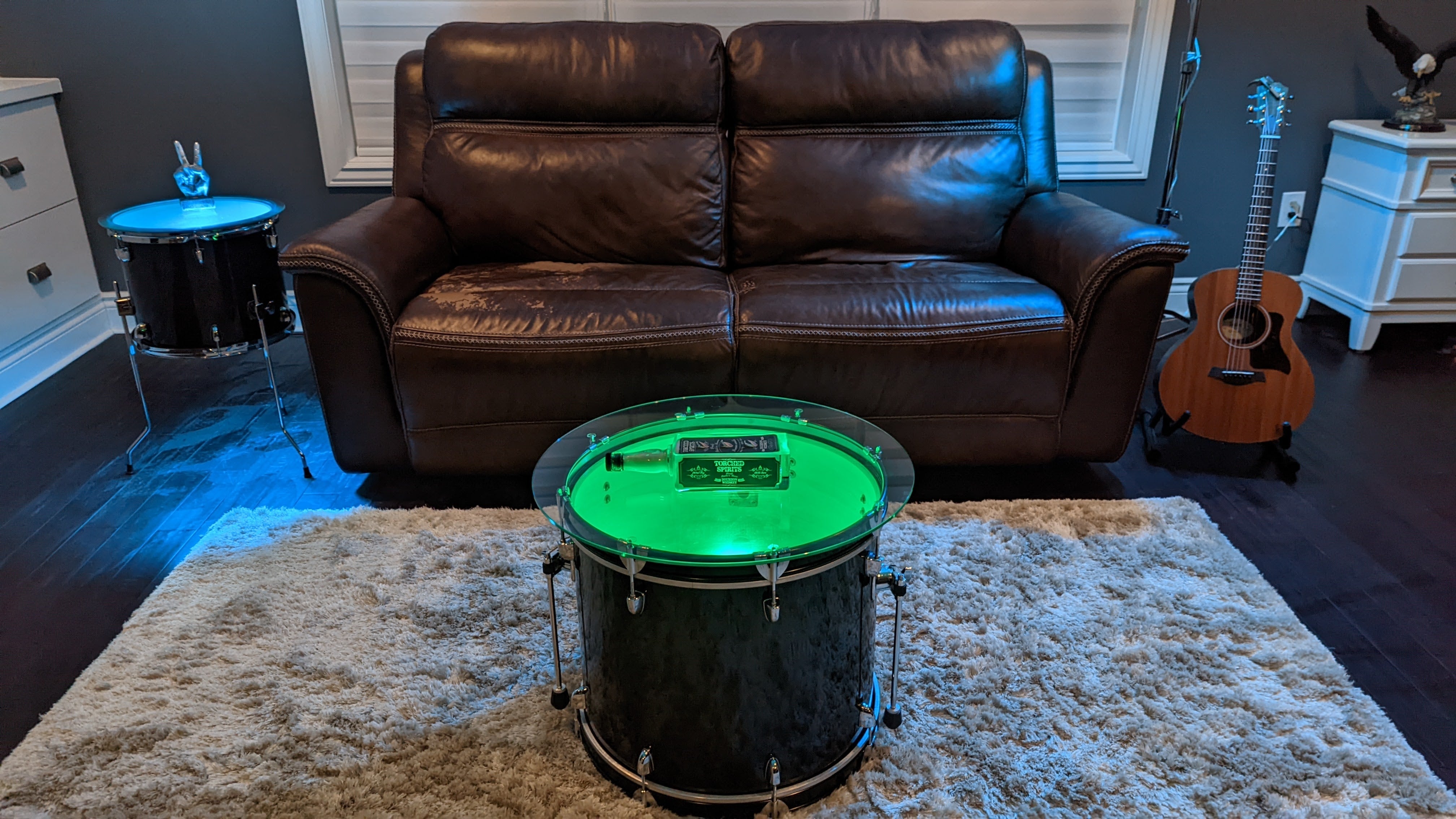 Bass Drum Coffee Table For the Music Lover Art of Rock and Roll