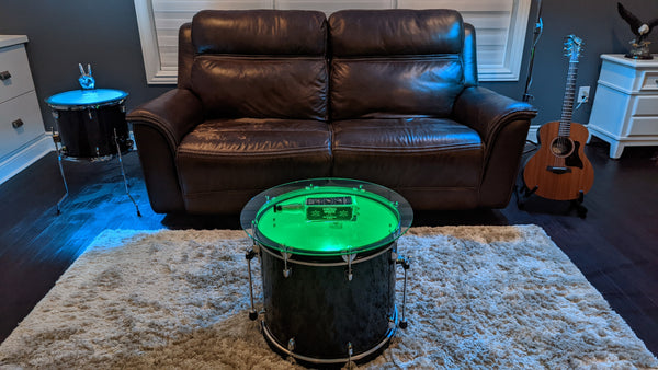 Bass Drum Coffee Table For the Music Lover Art of Rock and Roll
