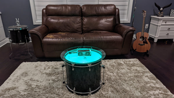 Bass Drum Coffee Table For the Music Lover Art of Rock and Roll