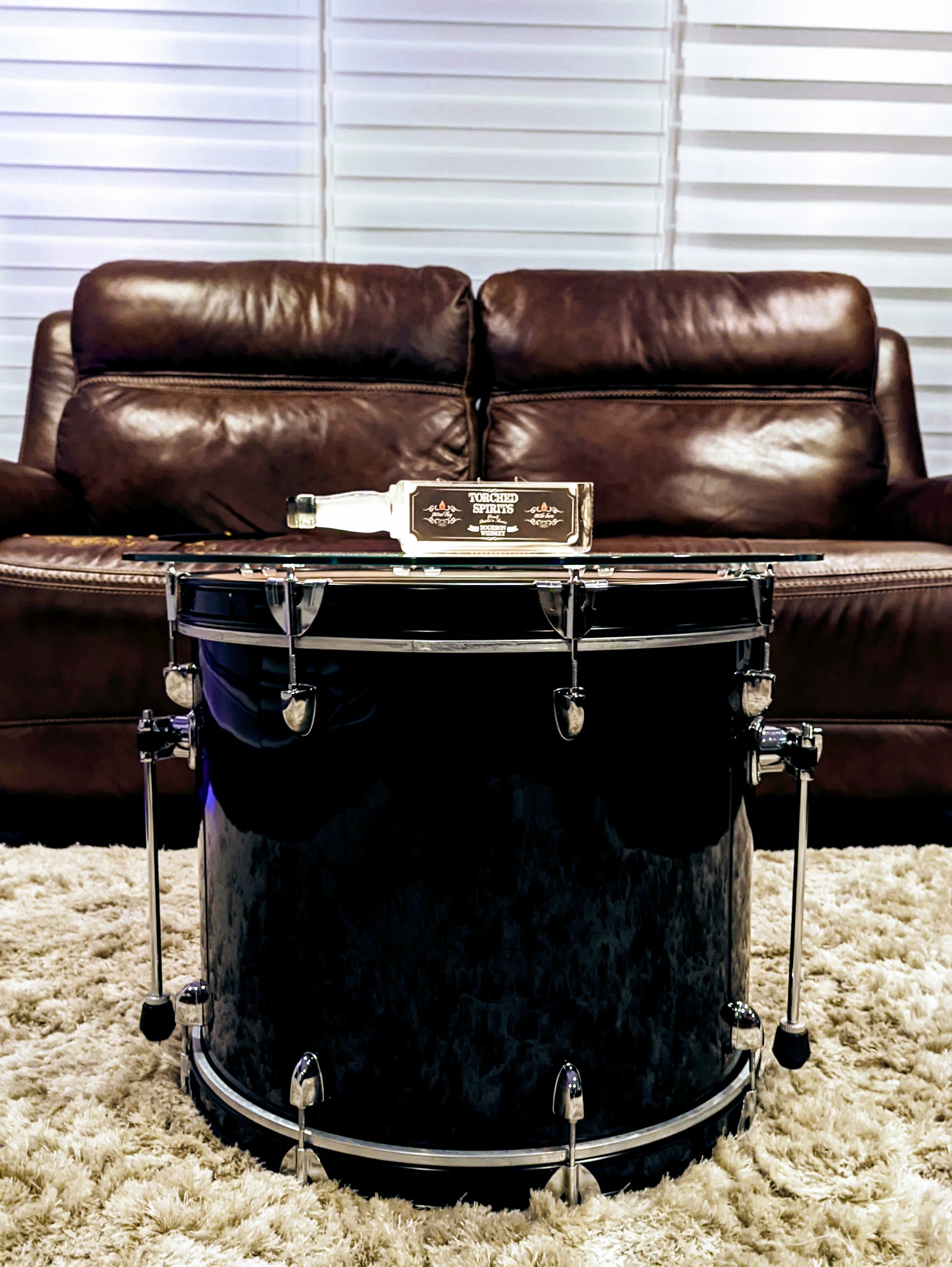 Bass Drum Coffee Table For the Music Lover Art of Rock and Roll