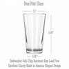 City Map Pint Glass - Top 50 US Cities For the Bar Hometown Gifts