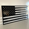Pledge of Allegiance American Flag - Laser Etched Metal For the Man Cave McCurdy Woodworking