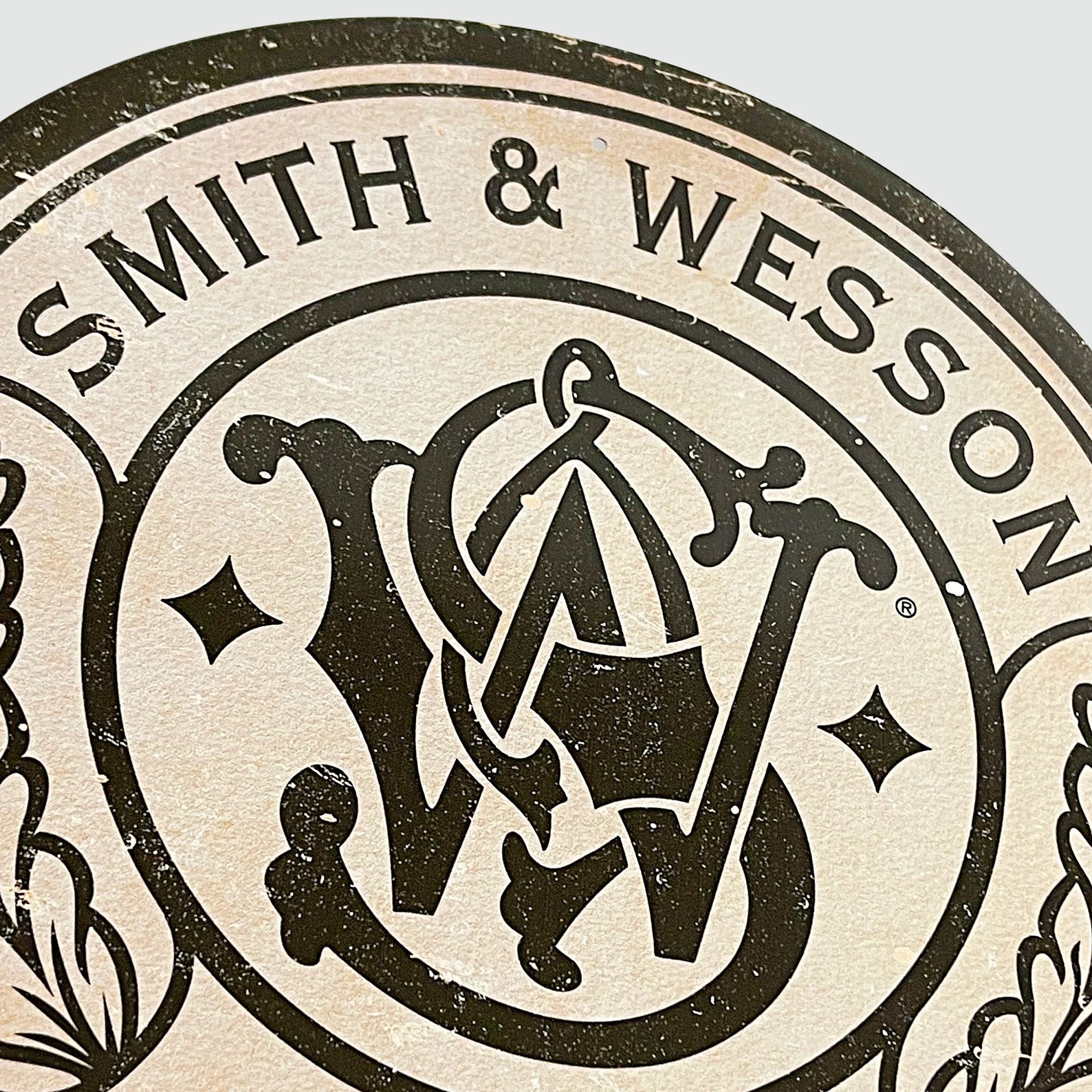 Smith & Wesson 'Since 1852' - Tin Metal Sign For the Man Cave Sign Box Co.