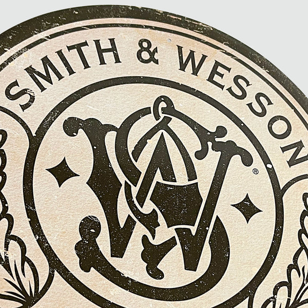 Smith & Wesson 'Since 1852' - Tin Metal Sign For the Man Cave Sign Box Co.