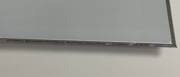 Smith & Wesson 'American Born and Bred' - Tin Metal Sign For the Man Cave Sign Box Co.