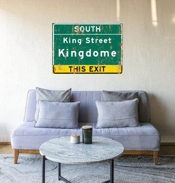 Seattle Kingdome – Classic Stadium Metal Sign