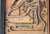 Sebring International Raceway - 3D Wood Track Map For the Gear Head Karta Trek