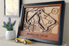 Silverstone Circuit - Formula 1 - 3D Wood Track Map For the Gear Head Karta Trek