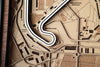 Silverstone Circuit - Formula 1 - 3D Wood Track Map For the Gear Head Karta Trek