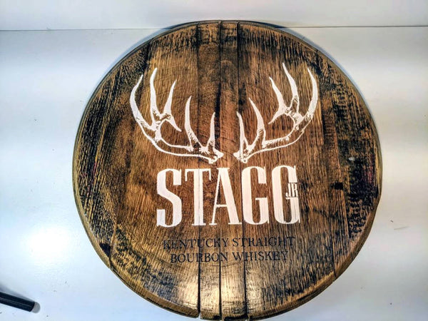 Stagg Bourbon Barrel Top - Wall Hanging For the Man Cave Gambill Woodworking