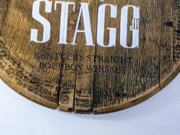 Stagg Bourbon Barrel Top - Wall Hanging For the Man Cave Gambill Woodworking