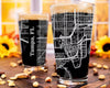 City Map Pint Glass - Top 50 US Cities