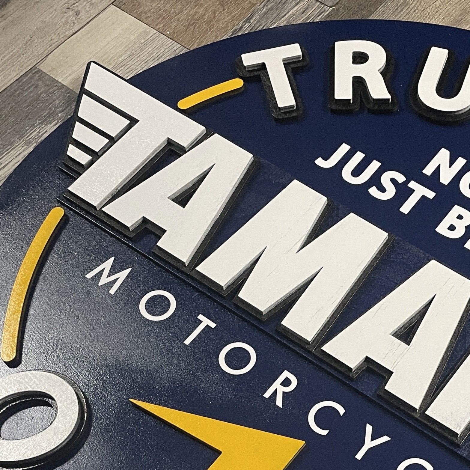 Tamarit Motorcycles - Layered Wood Sign For the Gear Head Arizona Copper Beard