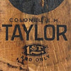 Colonel E.H. Taylor Bourbon Barrel Top - Wall Hanging For the Man Cave Gambill Woodworking