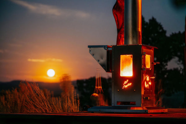 Lil' Timber - Wood Pellet Patio Heater For the Outdoorsman Timber Stoves