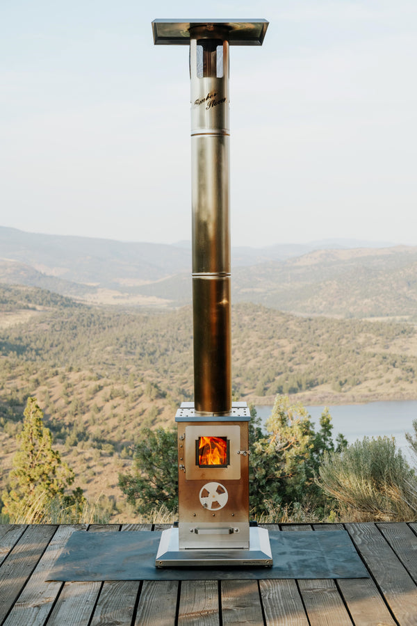 Lil' Timber - Wood Pellet Patio Heater For the Outdoorsman Timber Stoves