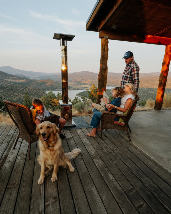 Lil' Timber - Wood Pellet Patio Heater For the Outdoorsman Timber Stoves