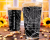 City Map Pint Glass - Top 50 US Cities