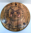 Smoke Wagon Bourbon Barrel Top - Wall Hanging For the Man Cave Gambill Woodworking