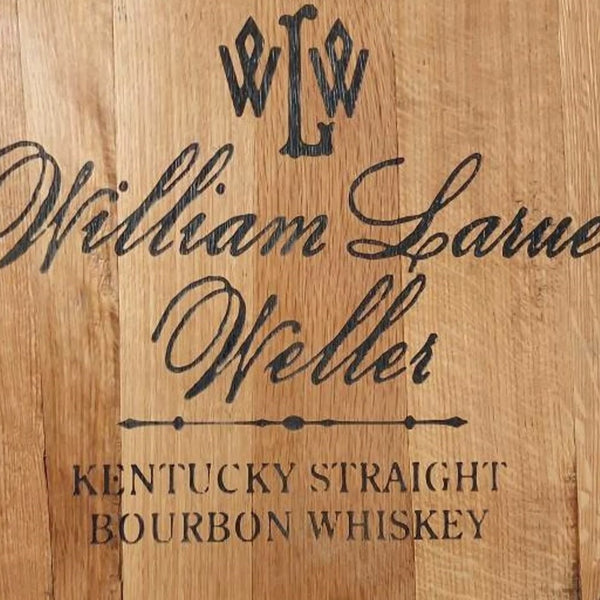 Weller Bourbon Barrel Top - Wall Hanging For the Man Cave Gambill Woodworking