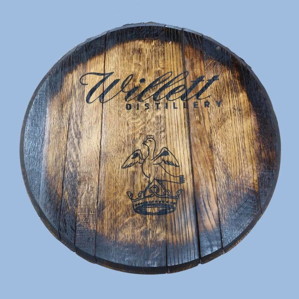 Willett Bourbon Barrel Top - Wall Hanging For the Man Cave Gambill Woodworking