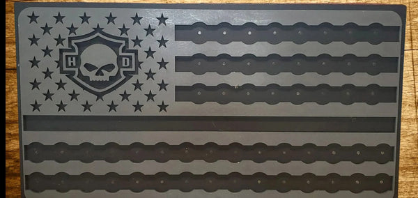 Willie G. Edition Harley-Davidson Flag - Poker Chip Display For the Gear Head From the Mind
