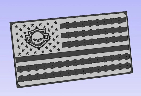 Willie G. Edition Harley-Davidson Flag - Poker Chip Display For the Gear Head From the Mind