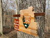 Zion National Park – Wood Replica Entrance Sign For the Outdoorsman Tiny Wooden Signs
