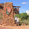 Zion National Park – Wood Replica Entrance Sign For the Outdoorsman Tiny Wooden Signs
