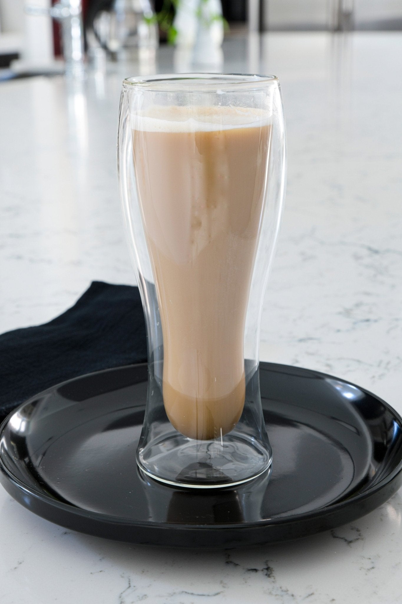 Double Walled Beer Drink Glass Mug - Set of 4 (Without Handle) For the Bar Lemonsoda