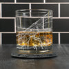 City Map Rocks Glass - Top 50 US Cities For the Bar Hometown Gifts Cleveland OH