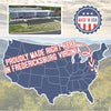 City Map Rocks Glass - Top 50 US Cities For the Bar Hometown Gifts