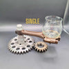 Piston and Gears - Whiskey Glass Stand