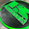 Kawasaki Motorcycles - Layered Wood Sign For the Gear Head Arizona Copper Beard