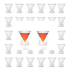 Double-Walled Stemless Martini Glasses - Set of 2/Set of 4 - 8oz