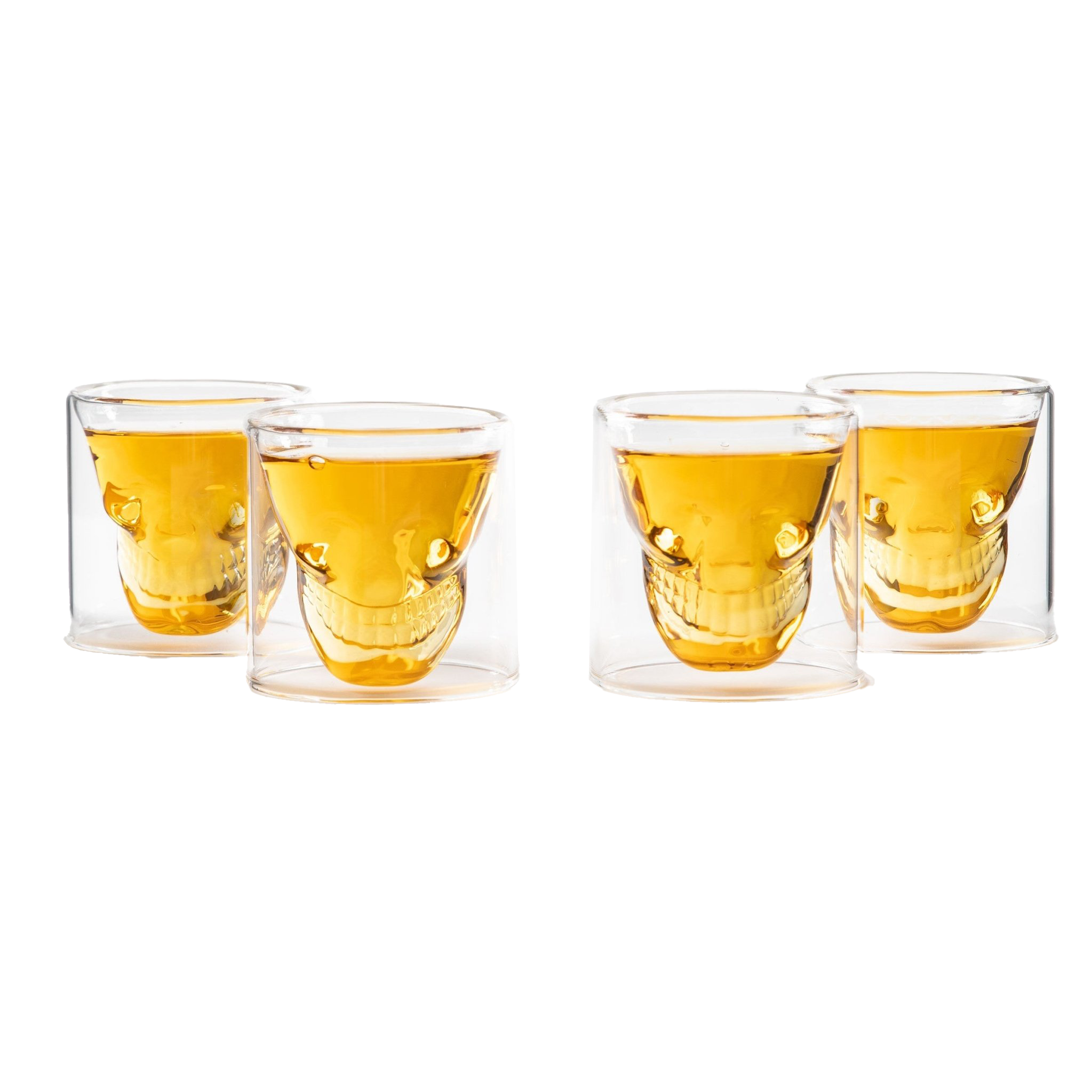 Old Fashioned Skull Glasses For the Bar Lemonsoda