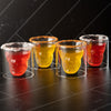 Skull Shot Glasses - Set of 4 (2.5 fl. oz.) For the Bar Lemonsoda