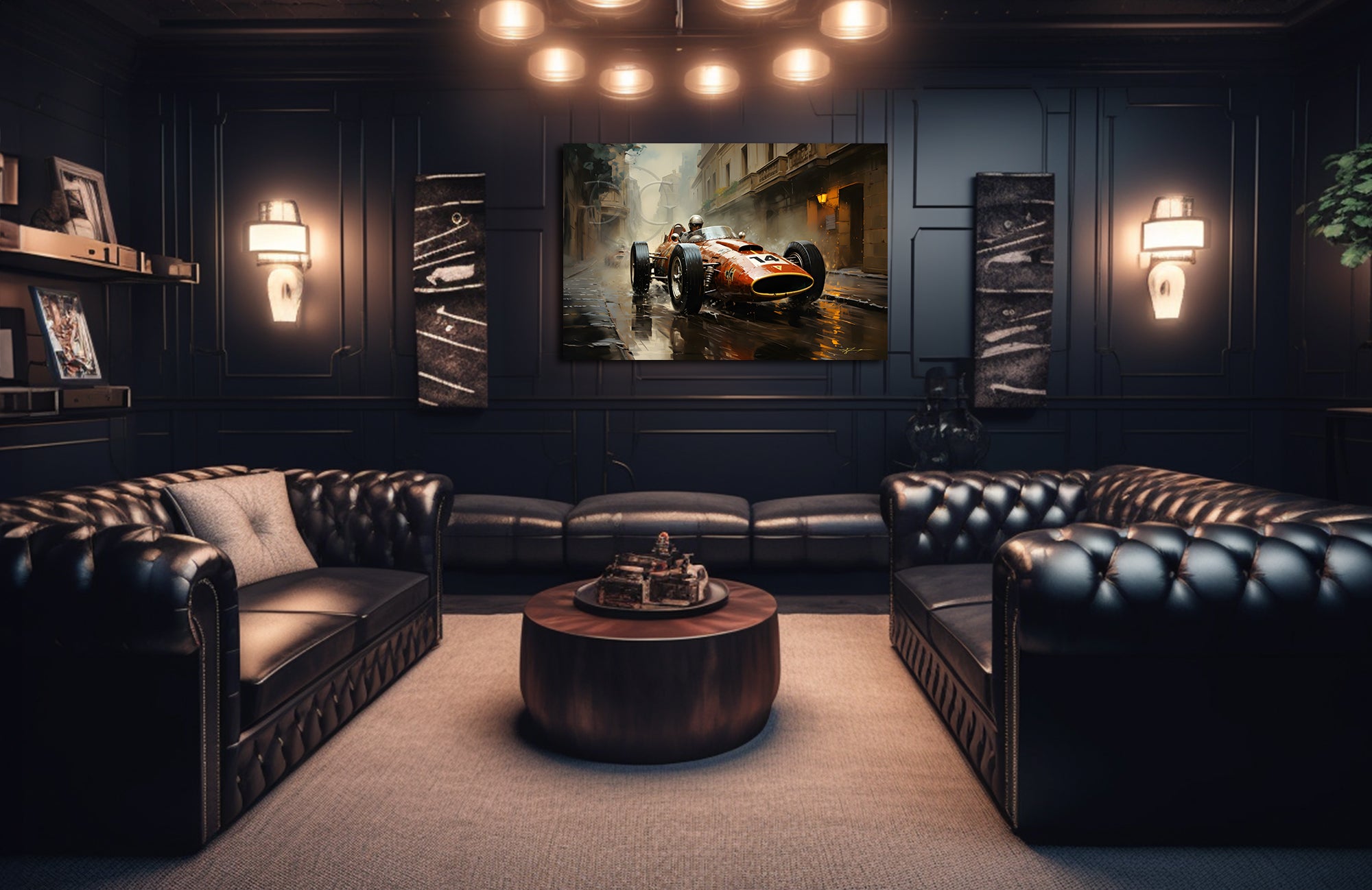Monaco Grand Prix - Gallery Wrapped Canvas For the Man Cave GJG Studios
