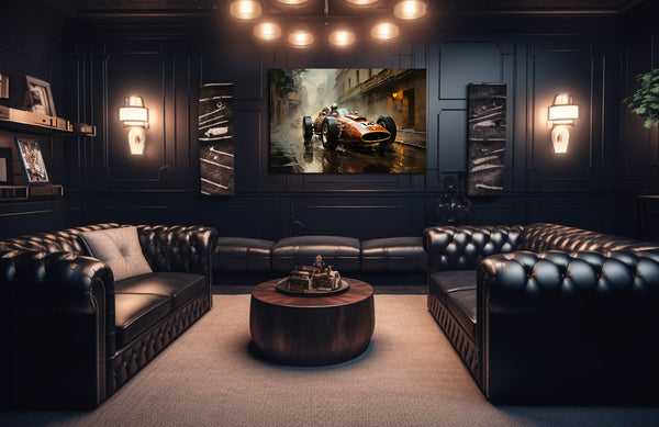 Monaco Grand Prix - Gallery Wrapped Canvas For the Man Cave GJG Studios