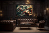 Retro Café Racer - Gallery Wrapped Canvas For the Man Cave GJG Studios