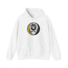White hoodie with Milwaukee Brewers Stealie graphic and front kangaroo pocket