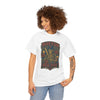 White Boston Red Sox graphic T-shirt with crew neck and front logo