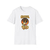 White T-shirt with front graphic of wolf head and “Grateful Dead” lettering