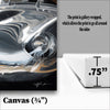 Jaguar D-Type - Gallery Wrapped Canvas For the Man Cave GJG Studios