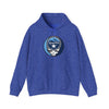 Navy Tampa Bay Rays hoodie with kangaroo pocket, drawstring hood, and team logo